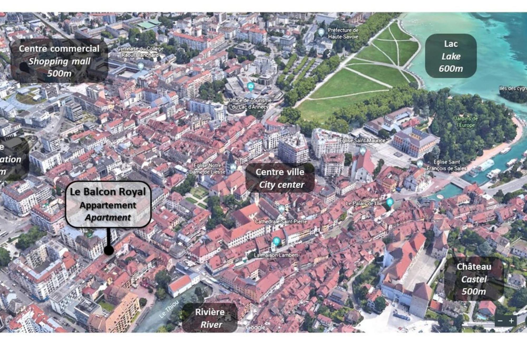 Le Royale W Balcony Apartment Annecy Bagian luar foto